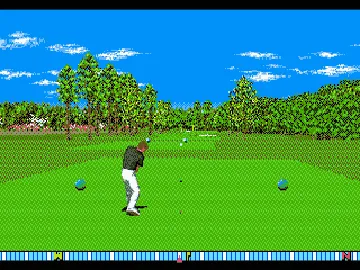 New 3D Golf Simulation - Harukanaru Augusta (Japan) screen shot game playing